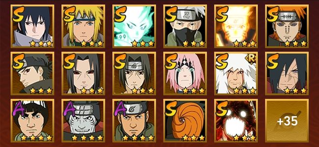 火影忍者V10 17S忍 35A忍 160忍 2004S碎片 17通灵 700W战力 前1000名 暗部