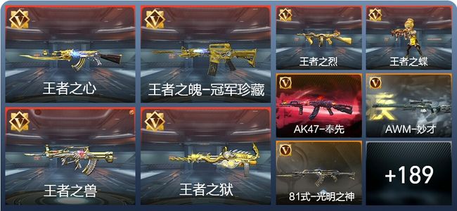 穿越火线：枪战王者V7 炫闪10王者 198英雄武器 7英雄角色 303万化 传奇