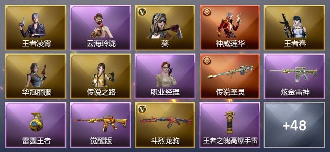 穿越火线（CF）1传说角色 1传说武器 3王者武器 1炫金武器 46V武器 2V角色 19皮肤 可排位