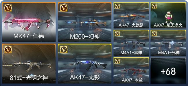 穿越火线：枪战王者V2 1王者 91英雄武器 134万化 大师