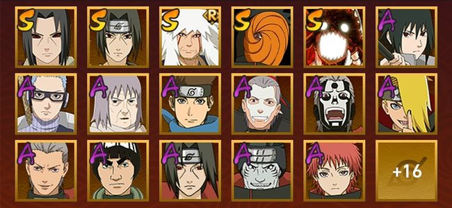 火影忍者V9 7S忍 26A忍 104忍 1269S碎片 16通灵 700W战力 前100名 下忍