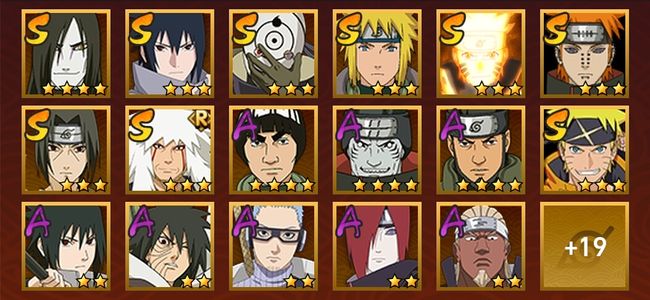 火影忍者V8 9S忍 27A忍 132忍 1332S碎片 14通灵 500W战力 中忍