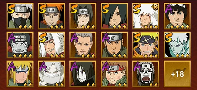 火影忍者V5 8S忍 27A忍 123忍 1230S碎片 15通灵 700W战力 前1000名 上忍