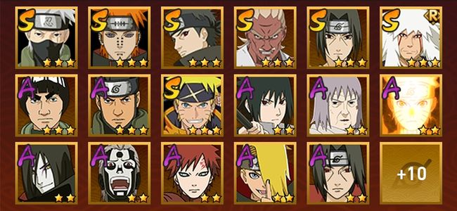 火影忍者V7 7S忍 20A忍 95忍 1078S碎片 15通灵 400W战力 前1000名 中忍