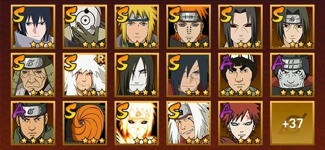 火影忍者V11 16S忍 39A忍 186忍 1907S碎片 19通灵 800W战力 前500名 暗部