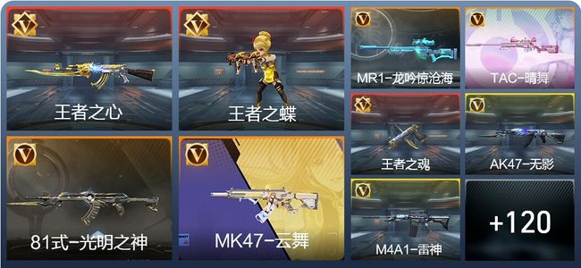 穿越火线：枪战王者V5 5王者 139英雄武器 2英雄角色 315万化 专家S