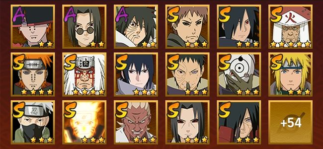 火影忍者V10 28S忍 43A忍 211忍 4101S碎片 20通灵 1000W战力 前50名 中忍