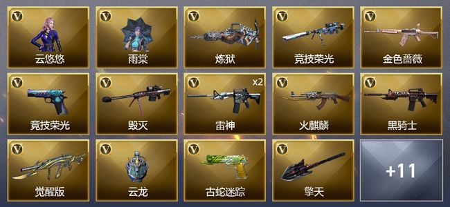 穿越火线（CF）35V武器 2V角色 9皮肤 可排位 宗师