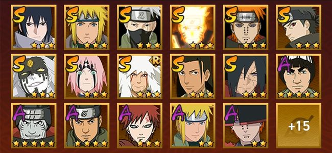 火影忍者V13 11S忍 21A忍 119忍 1427S碎片 17通灵 700W战力 前1000名 见习