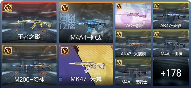 穿越火线：枪战王者8王者 187英雄武器 6英雄角色 213万化 枪圣SS