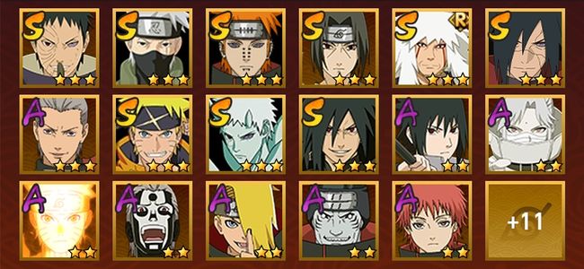 火影忍者V7 9S忍 19A忍 92忍 1317S碎片 12通灵 300W战力 暗部