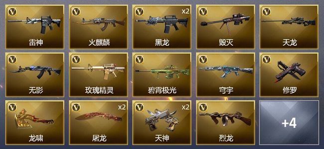 穿越火线（CF）17V武器 2皮肤 可排位 新锐