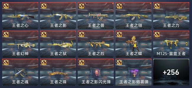 穿越火线：枪战王者V8 25王者 257英雄武器 13英雄角色 474万化 专家S