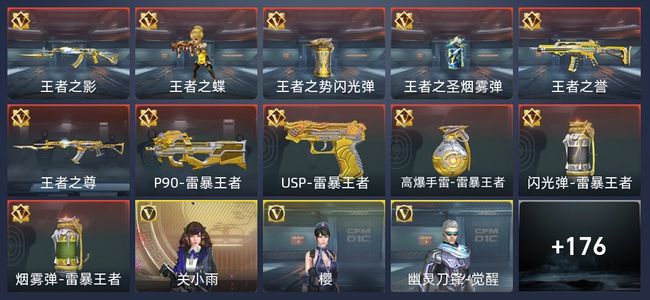 穿越火线：枪战王者V5 11王者 208英雄武器 7英雄角色 350万化 枪皇S