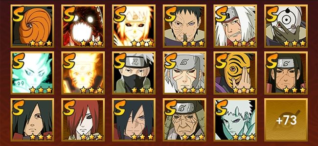 火影忍者V9 35S忍 55A忍 264忍 4652S碎片 23通灵 2000W战力 前100名 超影