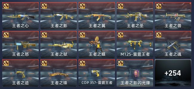 穿越火线：枪战王者V8 36王者 297英雄武器 7英雄角色 499万化 枪神