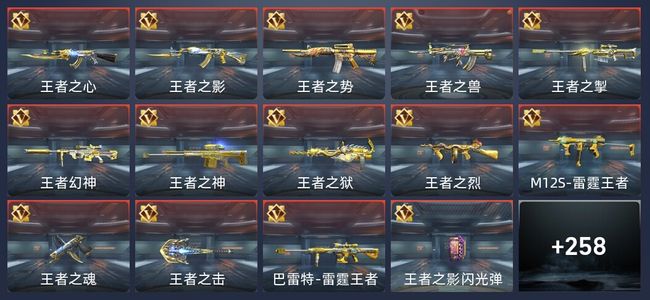 穿越火线：枪战王者V8 24王者 294英雄武器 7英雄角色 486万化 枪王S