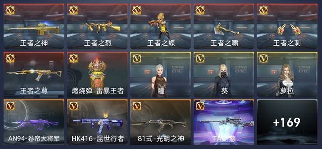 穿越火线：枪战王者V6 7王者 207英雄武器 3英雄角色 288万化 专家S
