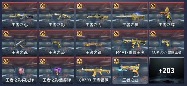 穿越火线：枪战王者23王者 206英雄武器 11英雄角色 409万化 新锐