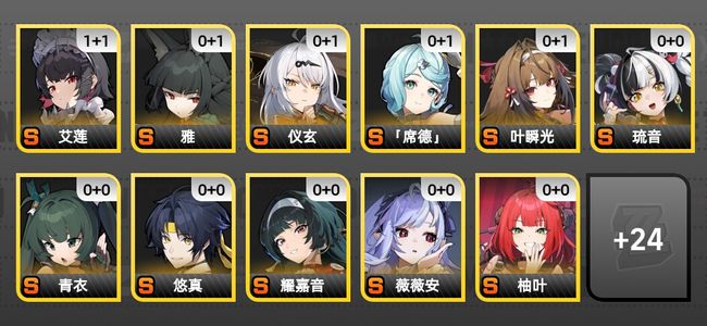 绝区零46黄 32角色黄 23S角色 9S音擎 19S邦布 女主 60