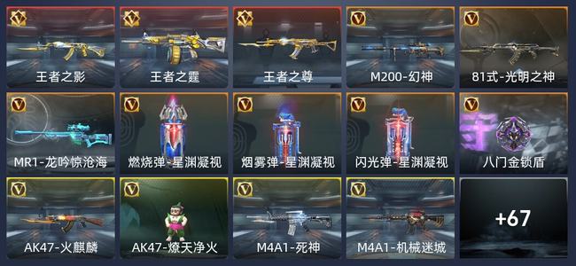 穿越火线：枪战王者V1 3王者 90英雄武器 106万化 新锐