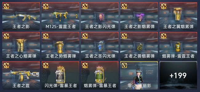穿越火线：枪战王者13王者 208英雄武器 5英雄角色 361万化 枪王S