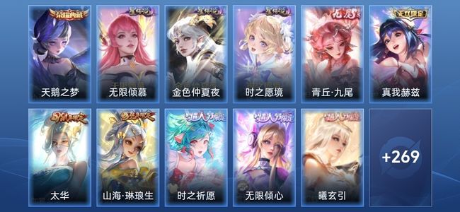 王者荣耀V8 1典藏 2无双 3星传说 17传说 81史诗 277皮肤 永恒钻石III