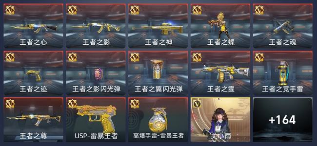 穿越火线：枪战王者V2 13王者 172英雄武器 6英雄角色 253万化 精英
