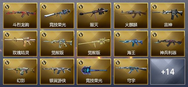 穿越火线（CF）19V武器 1V角色 6皮肤 可排位 枪王