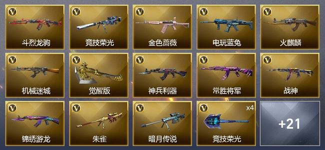 穿越火线（CF）35V武器 11皮肤 可排位 新锐