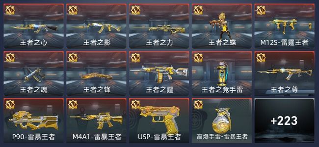 穿越火线：枪战王者V6 16王者 227英雄武器 10英雄角色 341万化 枪王