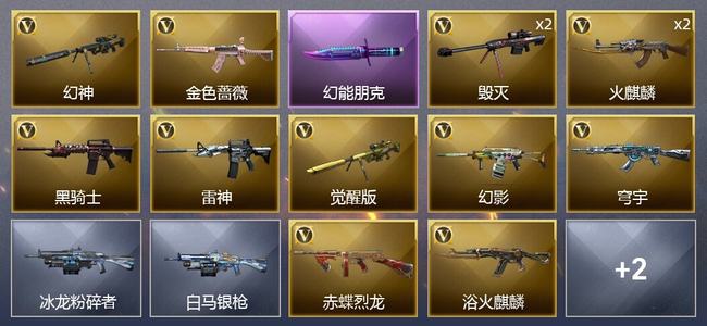 穿越火线（CF）11V武器 2V角色 16皮肤 可排位 传奇