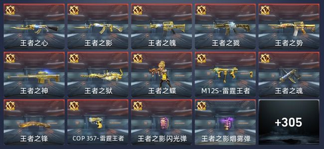 穿越火线：枪战王者32王者 300英雄武器 19英雄角色 554万化 枪皇SSS