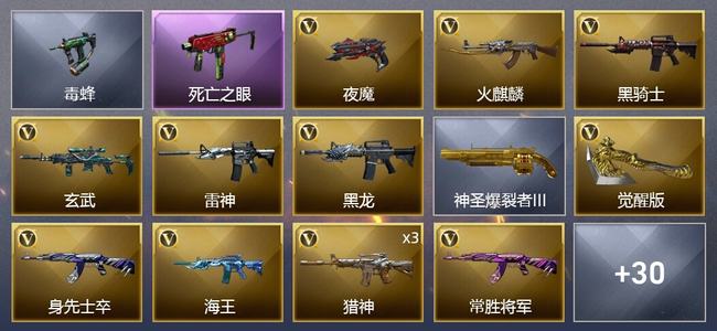穿越火线（CF）39V武器 8皮肤 可排位 新锐