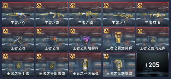穿越火线：枪战王者V8 16王者 209英雄武器 10英雄角色 444万化 传奇