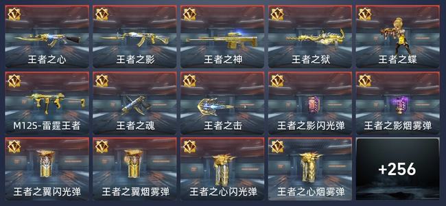 穿越火线：枪战王者20王者 260英雄武器 10英雄角色 349万化 专家S