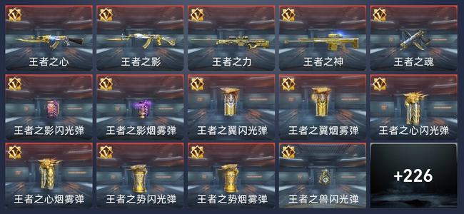 穿越火线：枪战王者V6 22王者 231英雄武器 9英雄角色 353万化 新锐