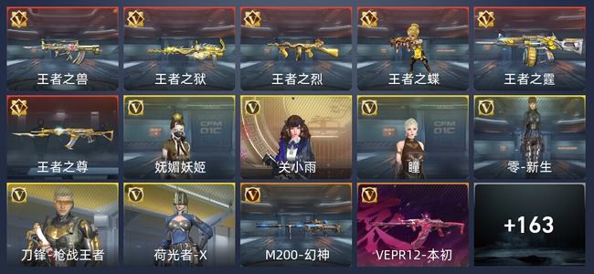 穿越火线：枪战王者V5 6王者 171英雄武器 6英雄角色 247万化 新锐