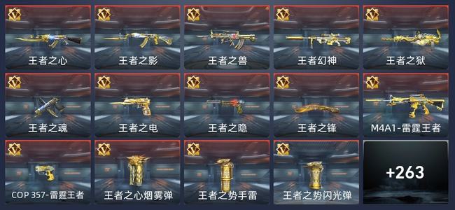 穿越火线：枪战王者V8 29王者 267英雄武器 10英雄角色 552万化 新锐
