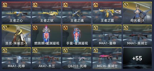 穿越火线：枪战王者4王者 68英雄武器 2英雄角色 82万化 枪王SS