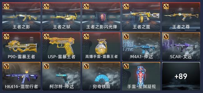 穿越火线：枪战王者V3 8王者 117英雄武器 53万化 新锐