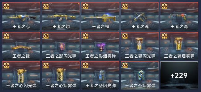 穿越火线：枪战王者V7 24王者 233英雄武器 10英雄角色 452万化 专家S