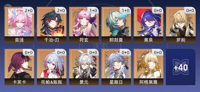 崩坏：星穹铁道43黄 35角色黄 8光锥黄 29五星角色 5五星光锥 70级 男主