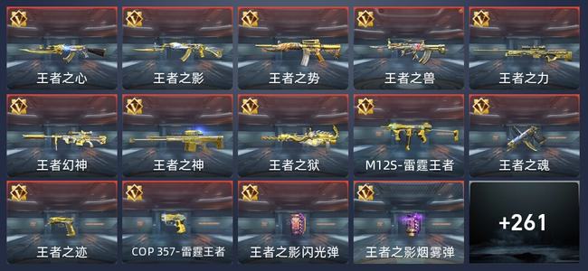 穿越火线：枪战王者V8 33王者 263英雄武器 12英雄角色 420万化 专家S