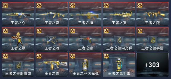 穿越火线：枪战王者V5 18王者 307英雄武器 10英雄角色 324万化 专家S