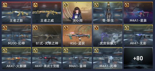 穿越火线：枪战王者V5 2王者 92英雄武器 2英雄角色 169万化 专家S