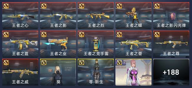穿越火线：枪战王者V4 11王者 197英雄武器 5英雄角色 227万化 专家S
