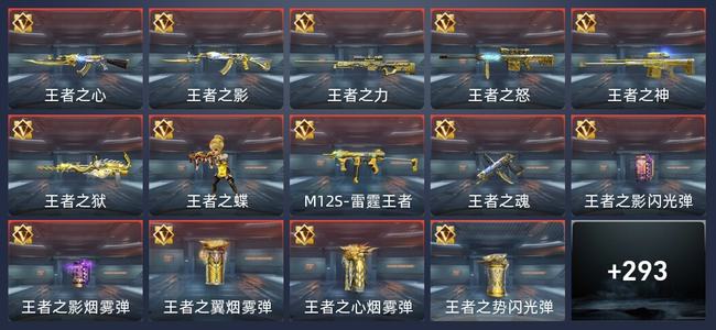 穿越火线：枪战王者29王者 295英雄武器 12英雄角色 476万化 专家S