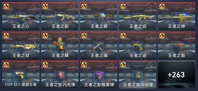 穿越火线：枪战王者29王者 265英雄武器 12英雄角色 440万化 专家S