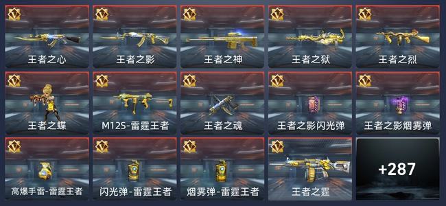 穿越火线：枪战王者V6 20王者 295英雄武器 6英雄角色 523万化 专家S